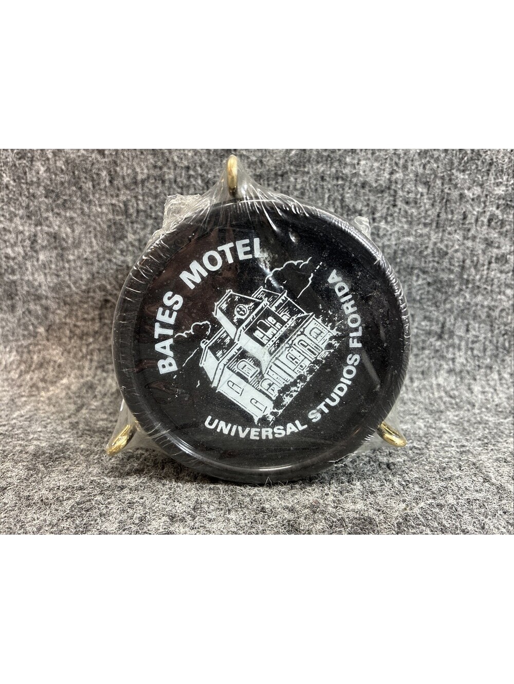 Bates Motel Set Of 8 Coasters with Stand Universal Studios Florida Black Plastic